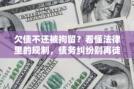北京欠债不还被拘留？看懂法律里的规制，债务纠纷别再徒劳奔波