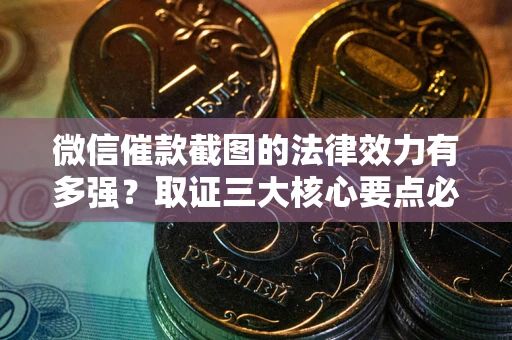 北京微信催款截图的法律效力有多强？取证三大核心要点必须知道！