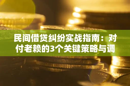 北京民间借贷纠纷实战指南：对付老赖的3个关键策略与调解盲区解析