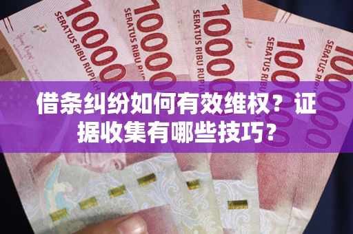 北京借条纠纷如何有效维权？证据收集有哪些技巧？