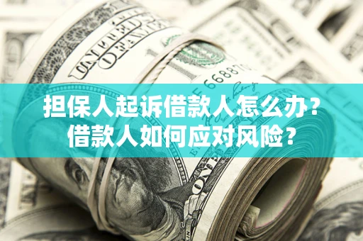 北京担保人起诉借款人怎么办？借款人如何应对风险？