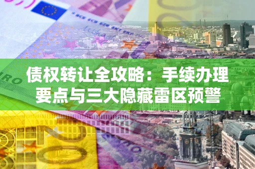 北京债权转让全攻略：手续办理要点与三大隐藏雷区预警