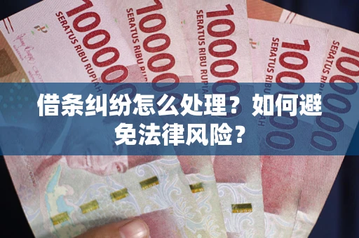 北京借条纠纷怎么处理？如何避免法律风险？